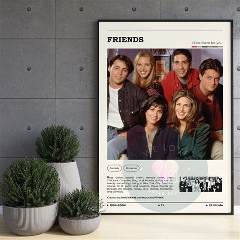 Friends Tv Show Poster / Friends Poster / Tv Show Print / Tv - Etsy