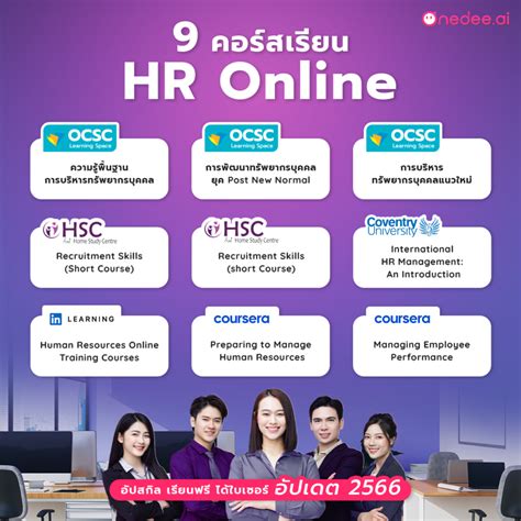 คอร์สเรียน Hr ออนไลน์ฟรี อัปเดต 2566 เรียนฟรี ได้เกียรติบัตร อัปสกิล