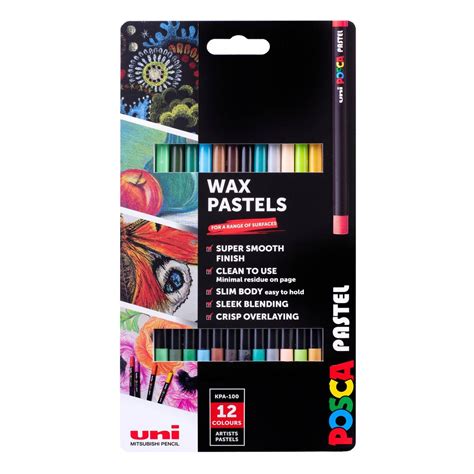 Uni Ball Posca Neutral Wax Pastels Pack Hobbycraft