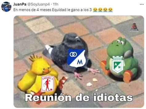 Atlético Nacional Cayó Con La Equidad Y Los Memes Se Burlan De La Crisis Verdolaga En Liga