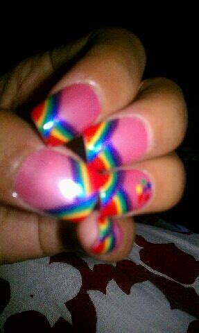 Nail Polish Addict Gay Pride Nails