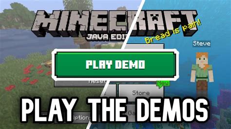 How To Play On The Minecraft Demos Youtube