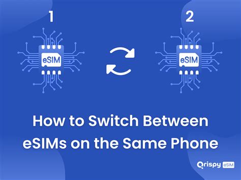 How to Switch Between eSIMs on the Same Phone - Qrispy eSIM