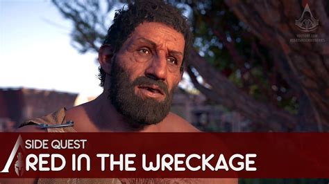 Assassins Creed Odyssey Side Quest Red In The Wreckage Youtube