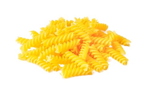 Premium Photo Pile Of Raw Italian Fusilli Pasta