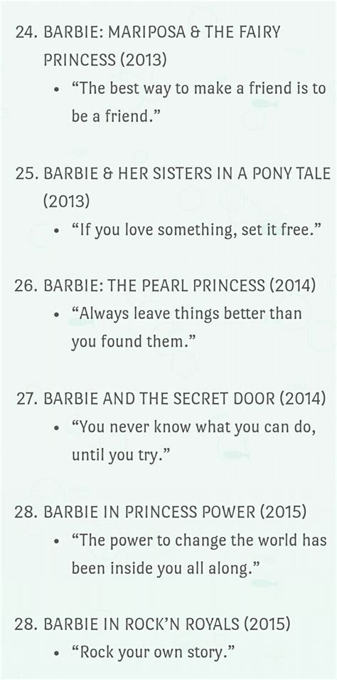 Barbie quotes | Barbie quotes, Pretty quotes, Instagram bio quotes