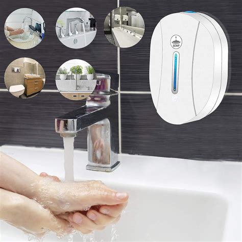 Wall Mounted Automatic Soap Dispenser 550ml Touchless Gel Dispenser With Infrared Sensor Drill