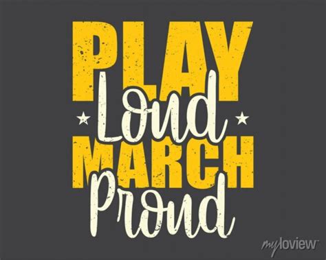 Play Loud March Proud Svg Marching Band Tshirt Svg Posters For The