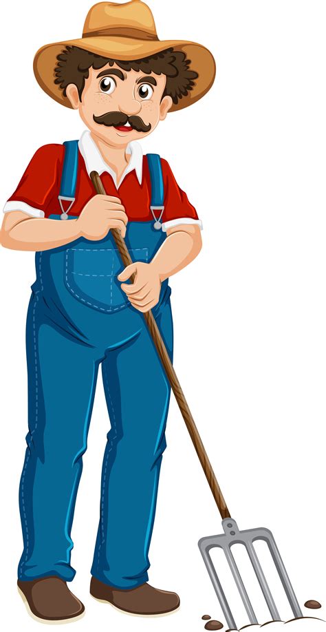 Farmer Clipart Subsistence Farming Cartoon Farmer Png Transparent Png