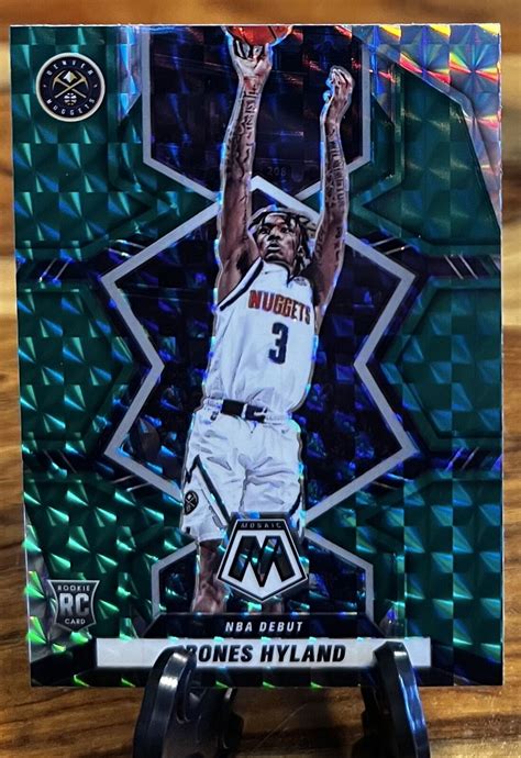 Panini Mosaic Green Prizm Rookie Bones Hyland Rc Ebay