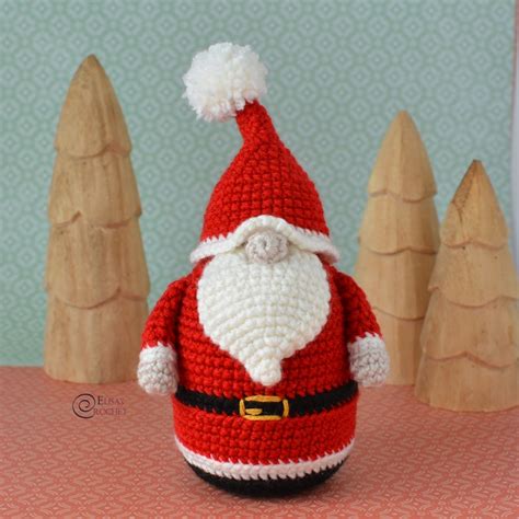 Crochet Pattern Santa Claus Amigurumi Stuffed Doll Easy Etsy