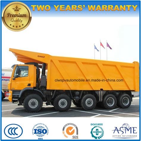 Axles Heavy Duty Dump Truck Tons Mining Dumper With Euro