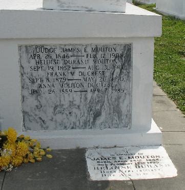 Judge James Edmond Mouton Find A Grave Memorial