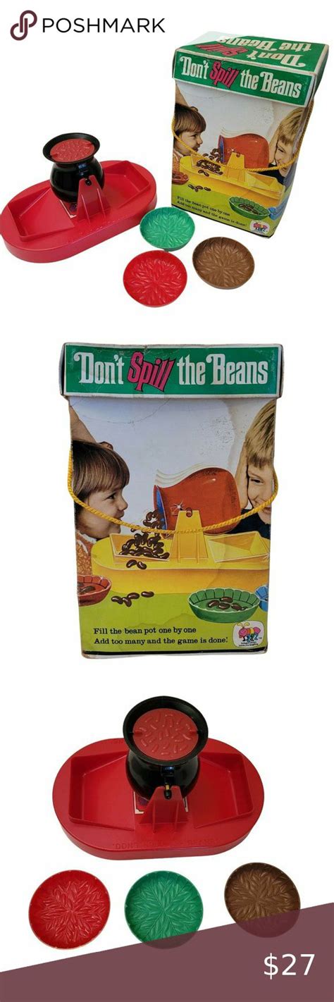 Dont Spill The Beans Game 1967 In Original Box With Carrying Rope