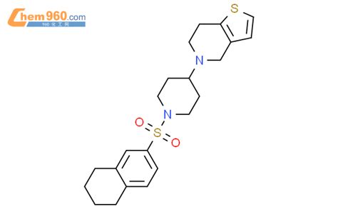 2034429 52 0 5 1 5 6 7 8 Tetrahydronaphthalen 2 Ylsulfonyl Piperidin