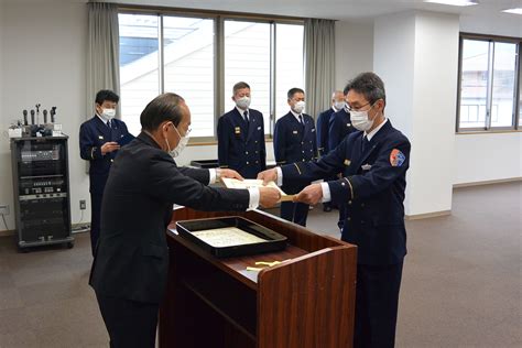 令和2年度消防功労者定例知事表彰及び永年勤続功労者の伝達式が行われました｜お知らせ｜伊予消防等事務組合消防本部