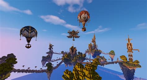 Iles Volante Steampunk Constructions Minecraft Map