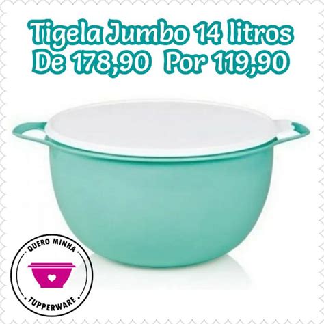 Jumbo Criativa 14 Litros Tupperware Shopee Brasil