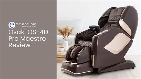 Osaki Os 4d Pro Maestro Le Massage Chair Review Emassagechair