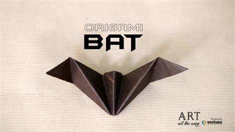 How to Make DIY : Origami Bat - 4 Gen Crafts