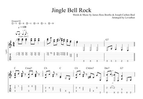 Jingle Bell Rock吉他谱bobby Helmsc调指弹 吉他世界