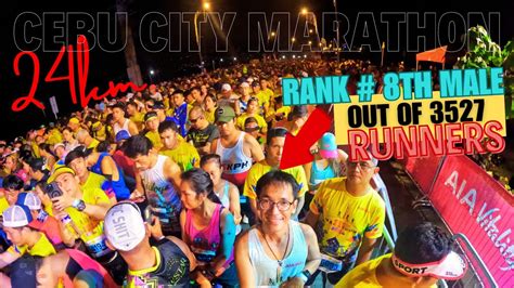 Cebu City Marathon 2024 Part 2 24km Category Race Day Vlog With GoPro