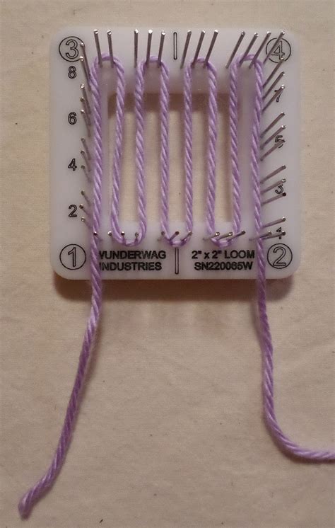 Beginners Corner Pin Loom Basics — Lesson 2 Adventures In Pin Loom