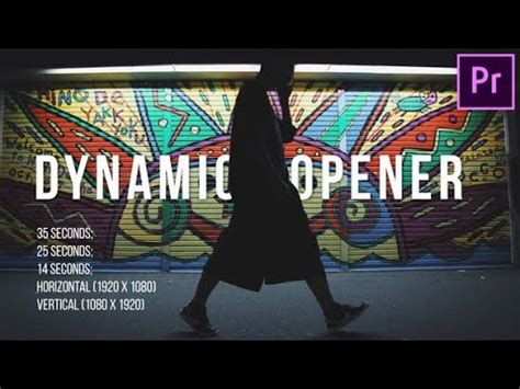 Dynamic Urban Fast Opener After Effects Opener Template Youtube