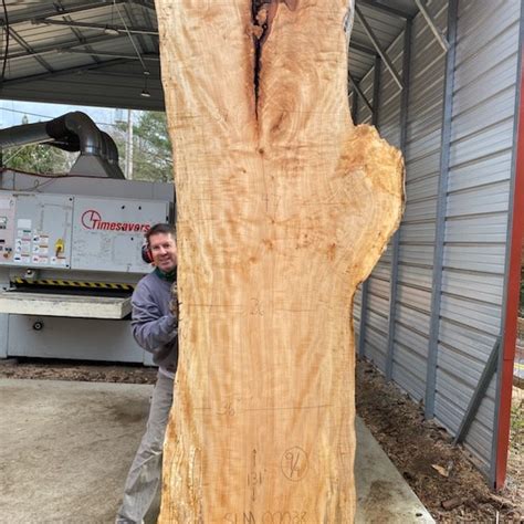 Nine Foot Red Oak Live Edge Wood Slab Red Oak Dining Table Etsy