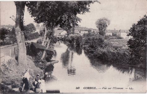 Corbeil Essonnes Vue Sur L Essonne Carte Postale Ancienne Et Vue D