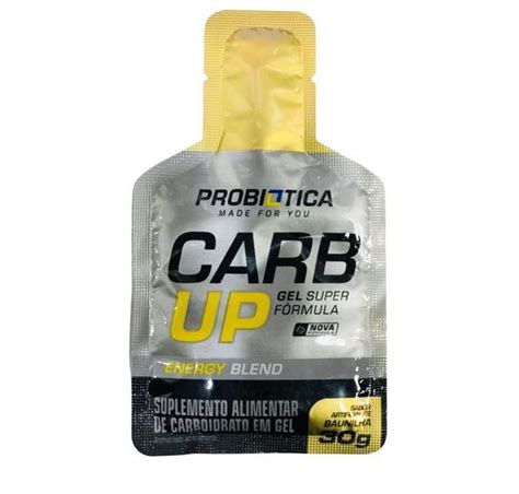 Carb Up Energy Gel Super Fórmula 30g Sabor Baunilha Probiótica