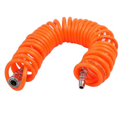 6M Length PU Pneumatic Air Compressor Tubing Hose Tube Pipe Orange