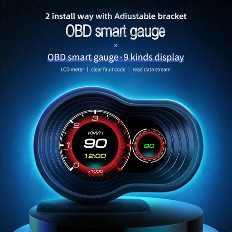 Ad F Obd Head Up Display For Hud Smart Car On Board Computer Gauge