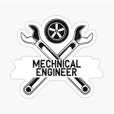 Sticker For Mechanical Engineers