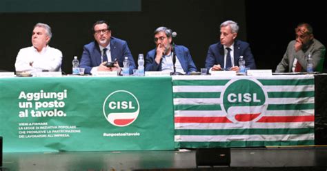 La Partecipazione Al Lavoro Parte La Raccolta Firme Della Cisl