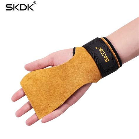 Aliexpress.com : Buy 1 Pair Cowhide Hand Grips Gymnastics Gloves Grips ...