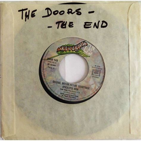 The end (french 1979 original 'apocalypse now' ost 2-trk 7 single promo on elektra lbl) by The ...