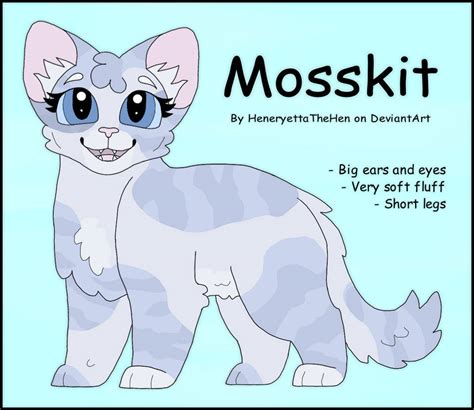 Warrior Cats Design 93 Mosskit By Heneryettathehen On Deviantart