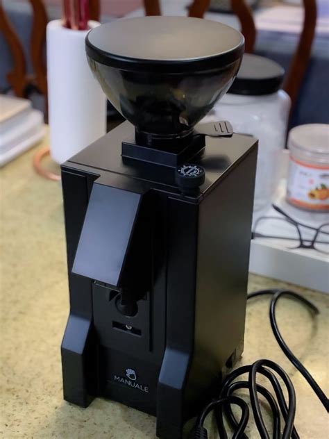 Eureka Mignon Manuale Coffee Grinder Black TV Home Appliances