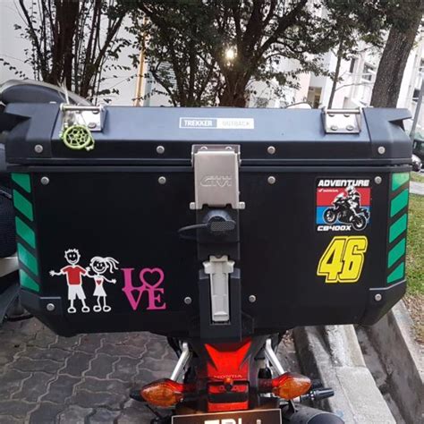 Top Case Reflective Stickers Givi Trekker Kappa K Venture L Top Box