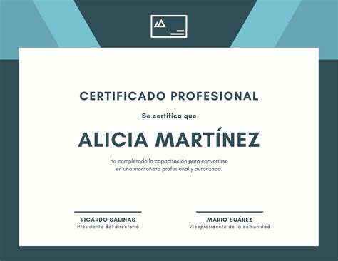 Plantillas Para Certificados Profesionales Editables Canva