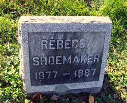 Rebecca Shoemaker Memorial Find A Grave