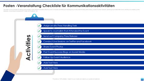 Unverzichtbare Checklisten Vorlagen für Planung von