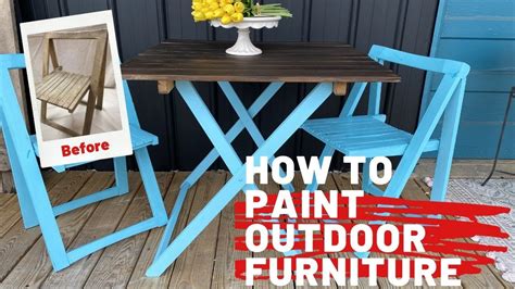 How To Paint Outdoor Furniture With Beth Tidwell Of Farm Fresh Vintage