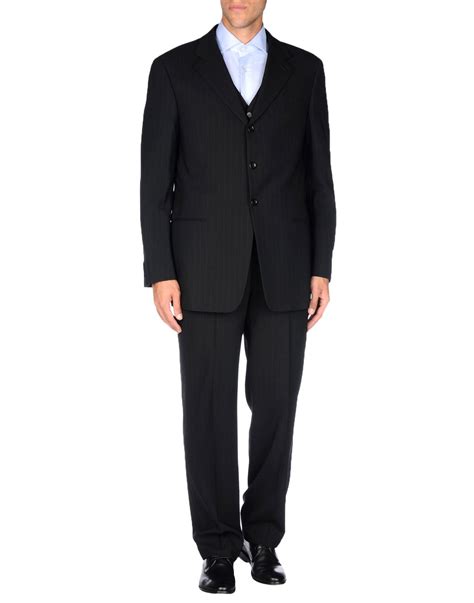 Lyst - Armani Suit in Black for Men