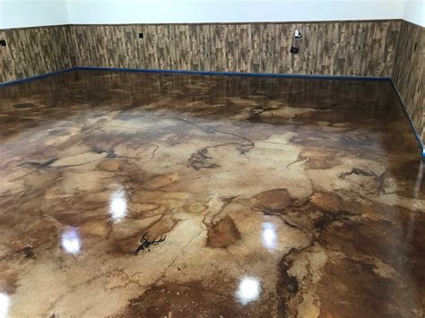 how to clean acid stain concrete floors