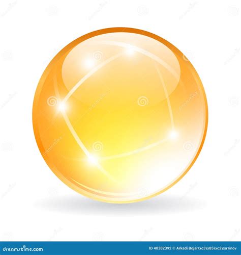 Vector Glass Orb Stock Vector Illustration Of Light 40382392