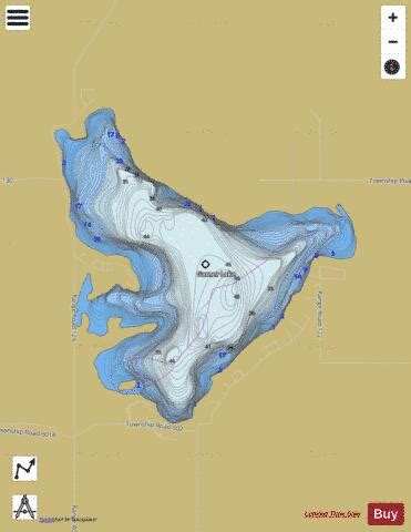 Garner Lake Fishing Map | Nautical Charts App