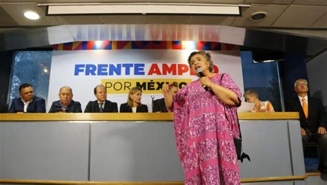 Beatriz Paredes Se Registra Ante El Frente Amplio Por México Rumbo A Las Elecciones 2024