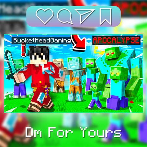 Make You Best Minecraft Thumbnails By Dhairya Gfx Fiverr